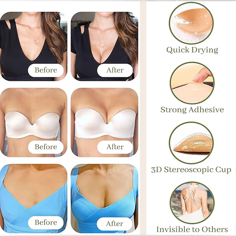 Double Sided Sticky Push Up Bra Inserts
